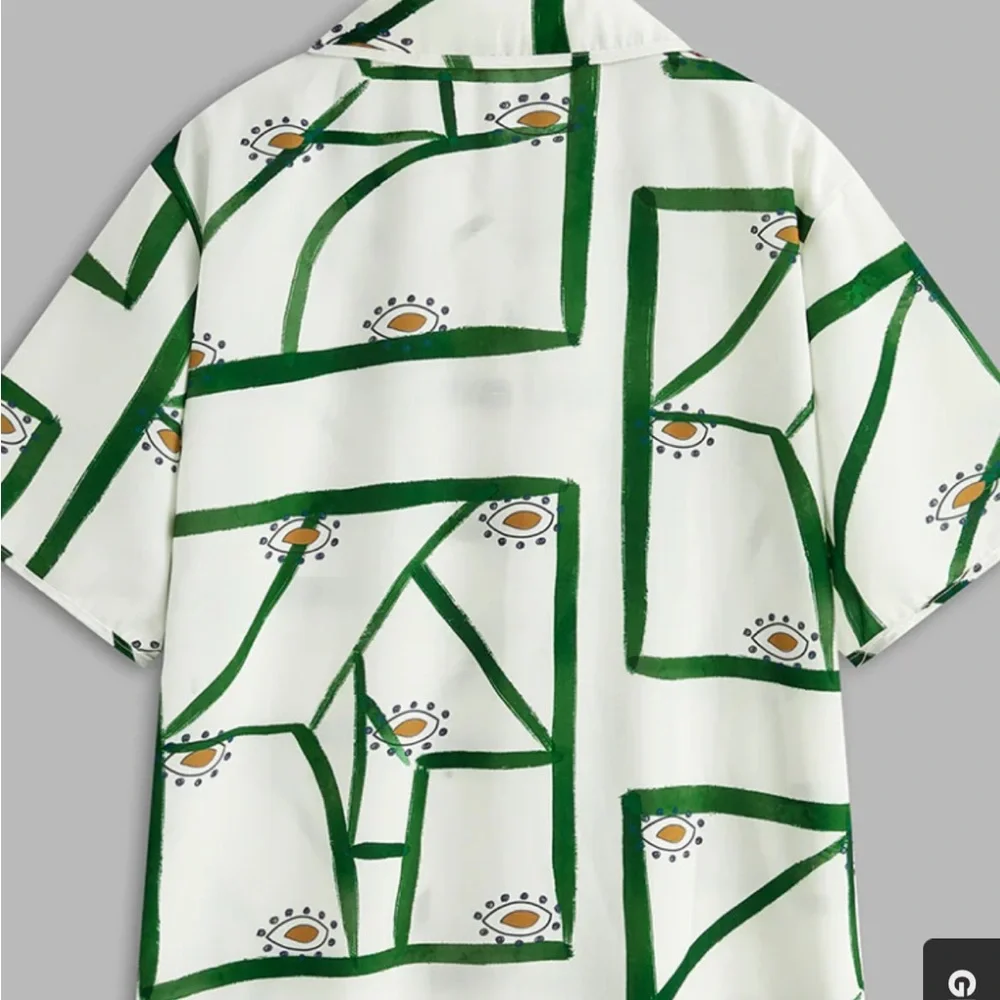 Commense Print Drawstring Shorts Set - Picture 6 of 8